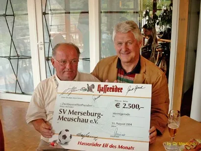Auszeichnung in Wernigerode '04