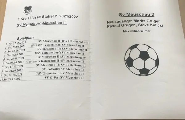 22.08.2021 SV Meuschau II vs. BW Günthersdorf II